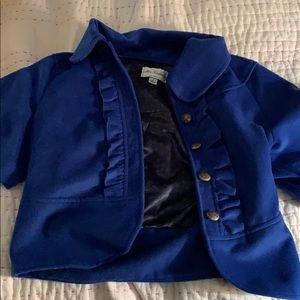 Very cute royal blue jacket!